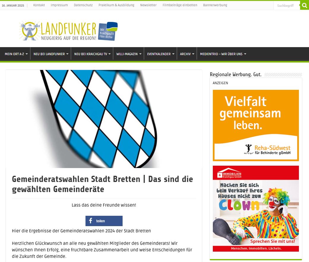 Alle Ergebnisse aus Karlsruhe-Land